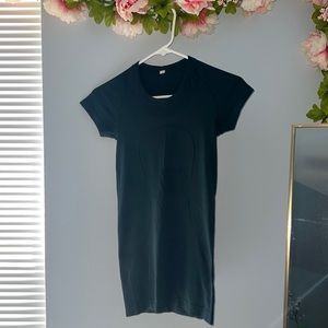 Blue Lululemon Swiftly Tech Short-Sleeve